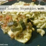 Sauteed Summer Vegetables with Fish - RichlyRooted.com