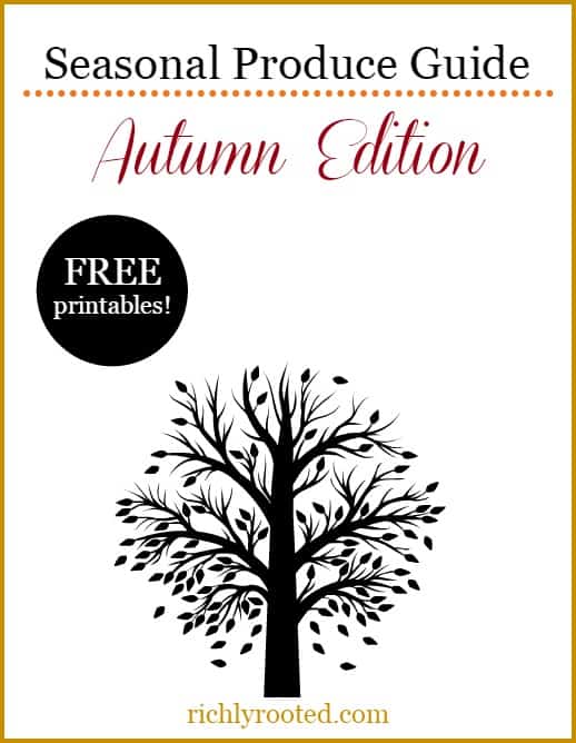 Free Autumn Produce Guide Printables - RichlyRooted.com