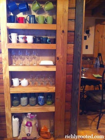 Cup and glass storage