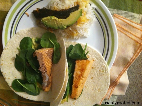 Simple Salmon Supper