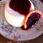 Love how simple it is to make this panna cotta recipe! Very elegant for a dessert--gorgeous with the deep, rich blood orange sauce on top!