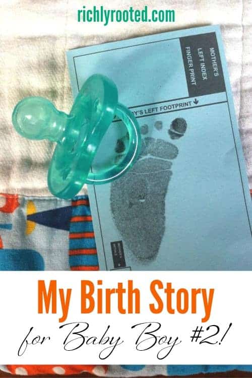 This is the story of my second son's birth. He was born in the hospital and I had him "naturally"; without an epidural or painkillers! Here's how it went. #birthstory #naturalbirth