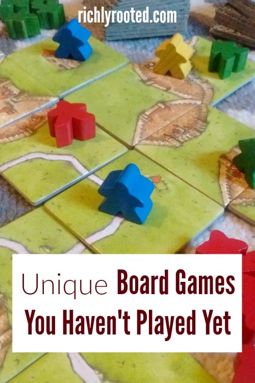 Carcassonne board game pieces
