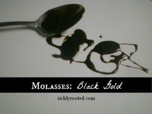 "Molasses, that is, black gold…"