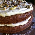 This rich, moist carrot cake is made with healthy ingredients like coconut oil, whole wheat flour, and sucanat. One of the best naturally-sweetened desserts I've ever had!