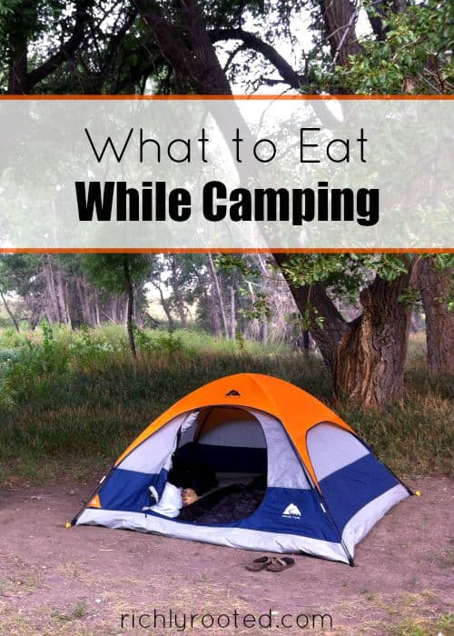 Great healthy menu ideas for camping! Includes camping breakfast ideas, lunch, supper, and healthy snacks!