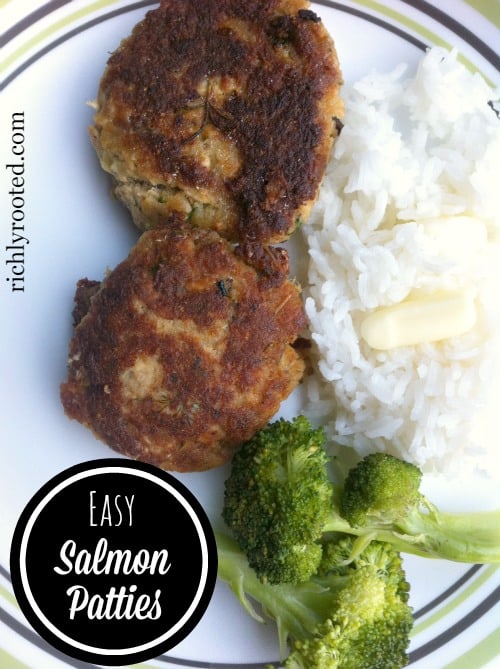 Easy Salmon Patties - RichlyRooted.com