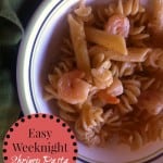 This simple, flavorful shrimp pasta is the perfect quick supper for busy weeknight meals!