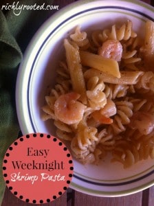 Easy Weeknight Shrimp Pasta