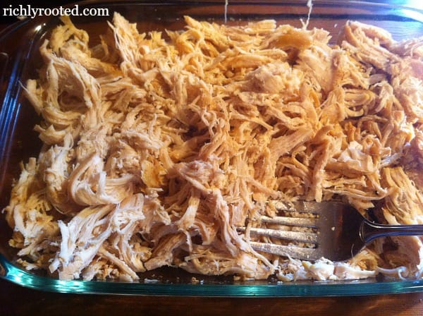 Pulled Chicken - RichlyRooted.com