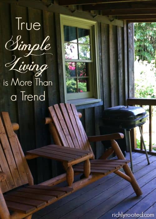 Simple living has to be a lifestyle choice if you want it to stick--not just a trend! Here are 3 truths everyone should know about simple living...before you dive in headfirst! #SimpleLiving