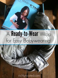 A Ready-to-Wear Wrap for Easy Babywearing!
