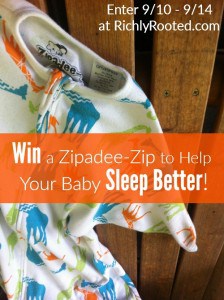 WIN a Zipadee-Zip to Help Your Baby Sleep Better!