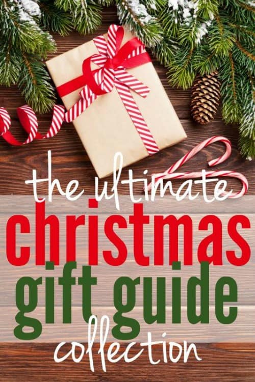 Now I have Christmas gift ideas for everyone on my list! This is a great roundup of Christmas gift guides.