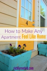 I don't need to wait for new circumstances to create the home of my dreams. I love these 5 tips for breathing life, comfort, and joy into even the most cramped, uninspiring, and beige-y apartments! You can transform any boring rental or temporary living space, if you just use a little creativity!
