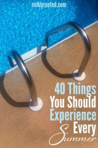 40 Things You Should Experience Every Summer
