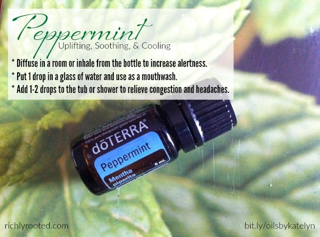 Here are some smart ways to use peppermint and other essential oils from doTERRA.