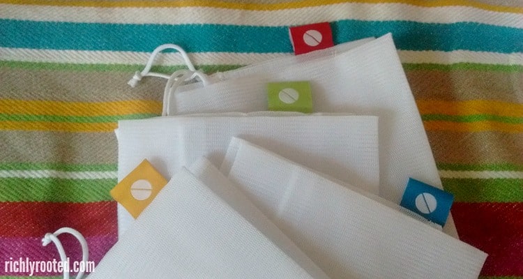 Flip + Tumble reusable produce bags from the MightyFix subscription