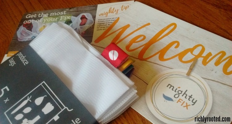 MightyFix monthly subscription with reusable produce bags