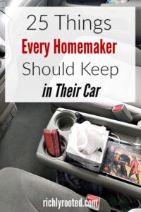 25 Car Essentials for Prepared Homemakers
